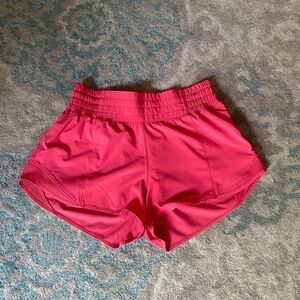 Lululemon pink shorts (shade Lipgloss) size 4
